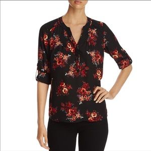NWT Daniel Rainn Koda Split Neck Blouse